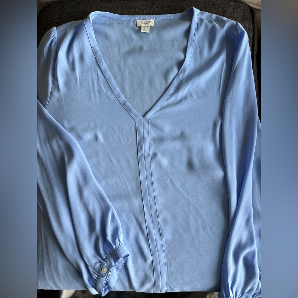 Blue J.Crew Blouse